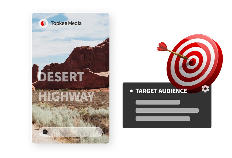 Accurate audience positioning